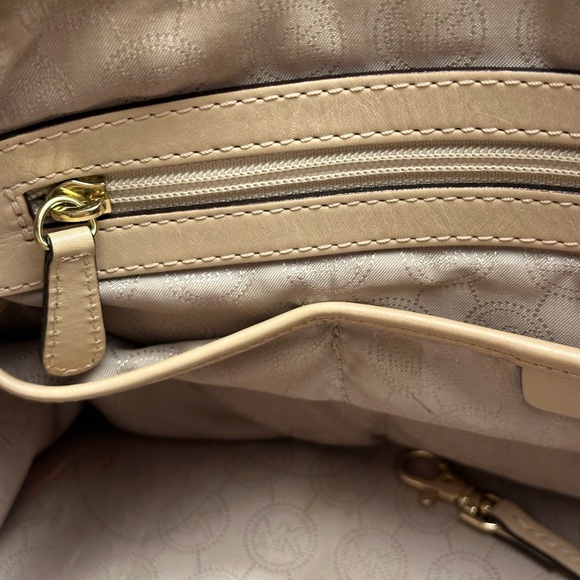 Michael Kors Beige and Brown Satchel - Picture 10 of 17